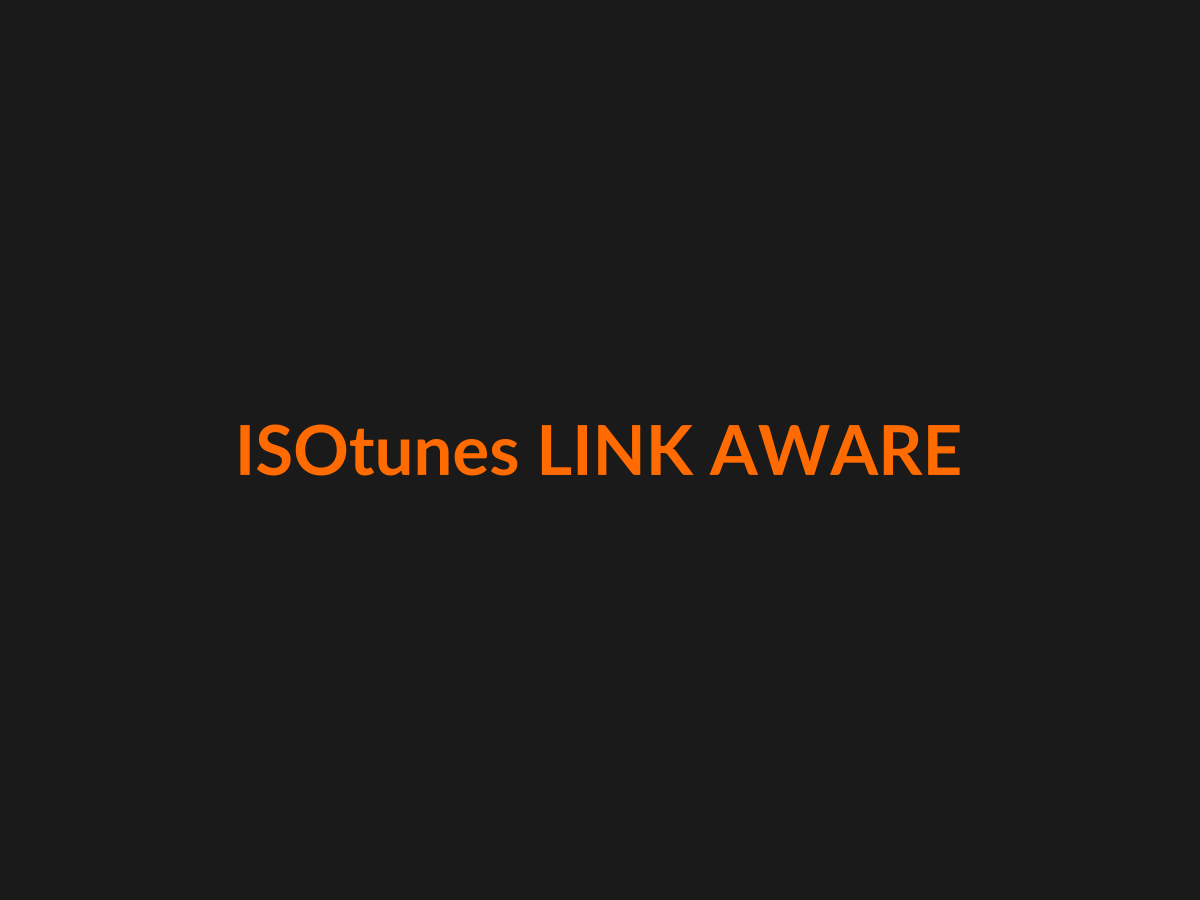 ISOtunes LINK AWARE