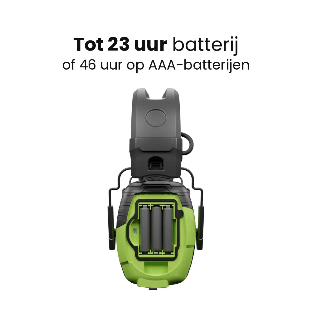 LINK Aware met tot 23 uur batterij, of 46 uur op AAA-batterijen