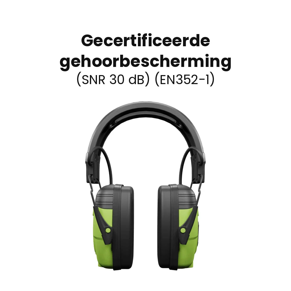 LINK Aware EN352-1 gecertificeerd, SNR 30 dB