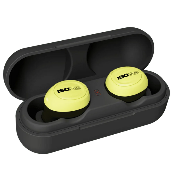 ISOtunes Free 2.0 oordoppen in de oplaad-case