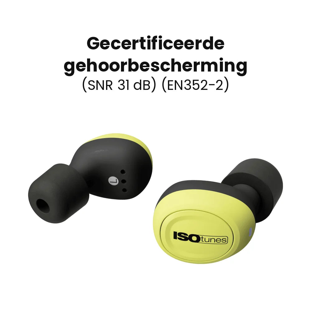 Free 2.0 EN352-2 gecertificeerd, SNR 31 dB