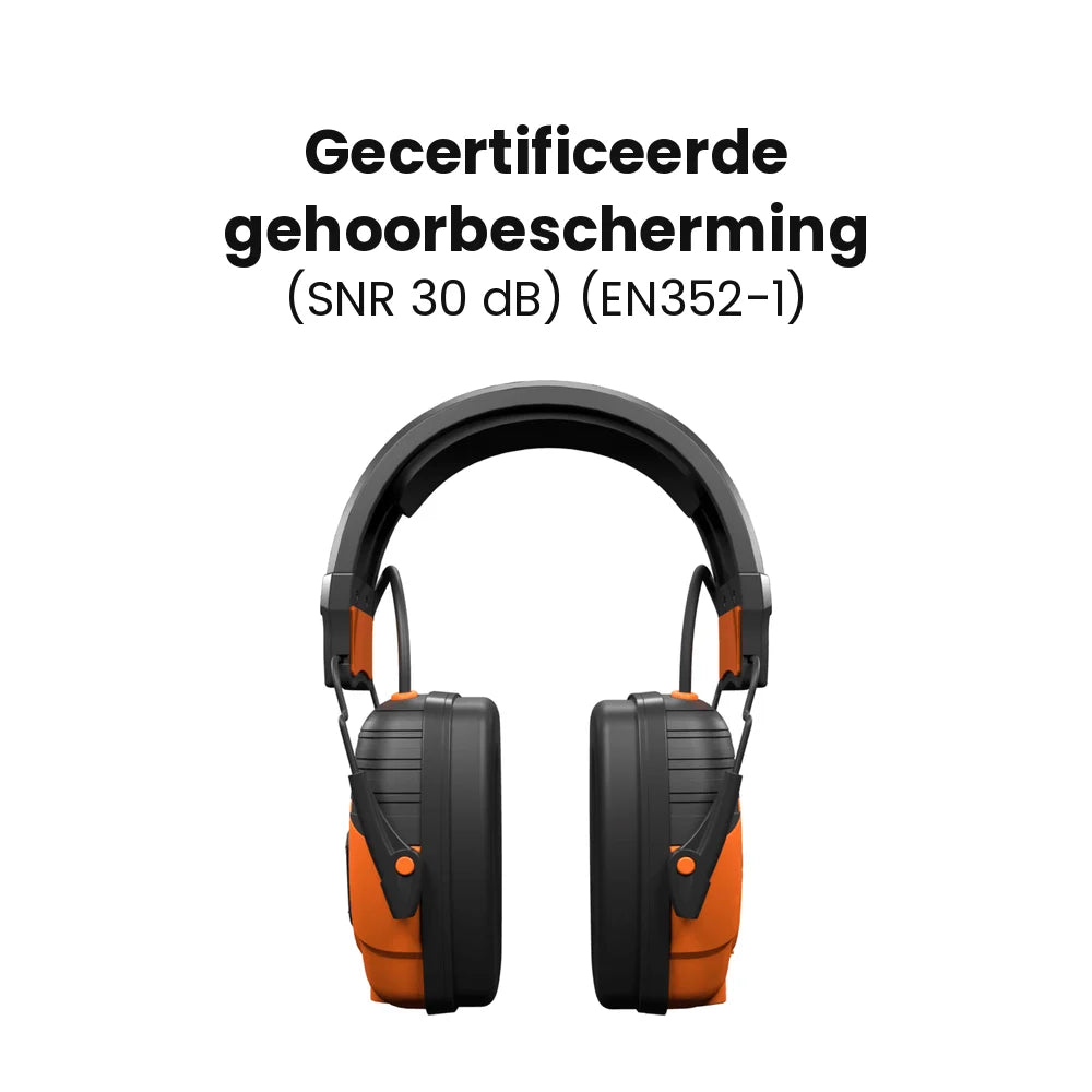 LINK 2.0 EN352-1 gecertificeerd, SNR 30 dB