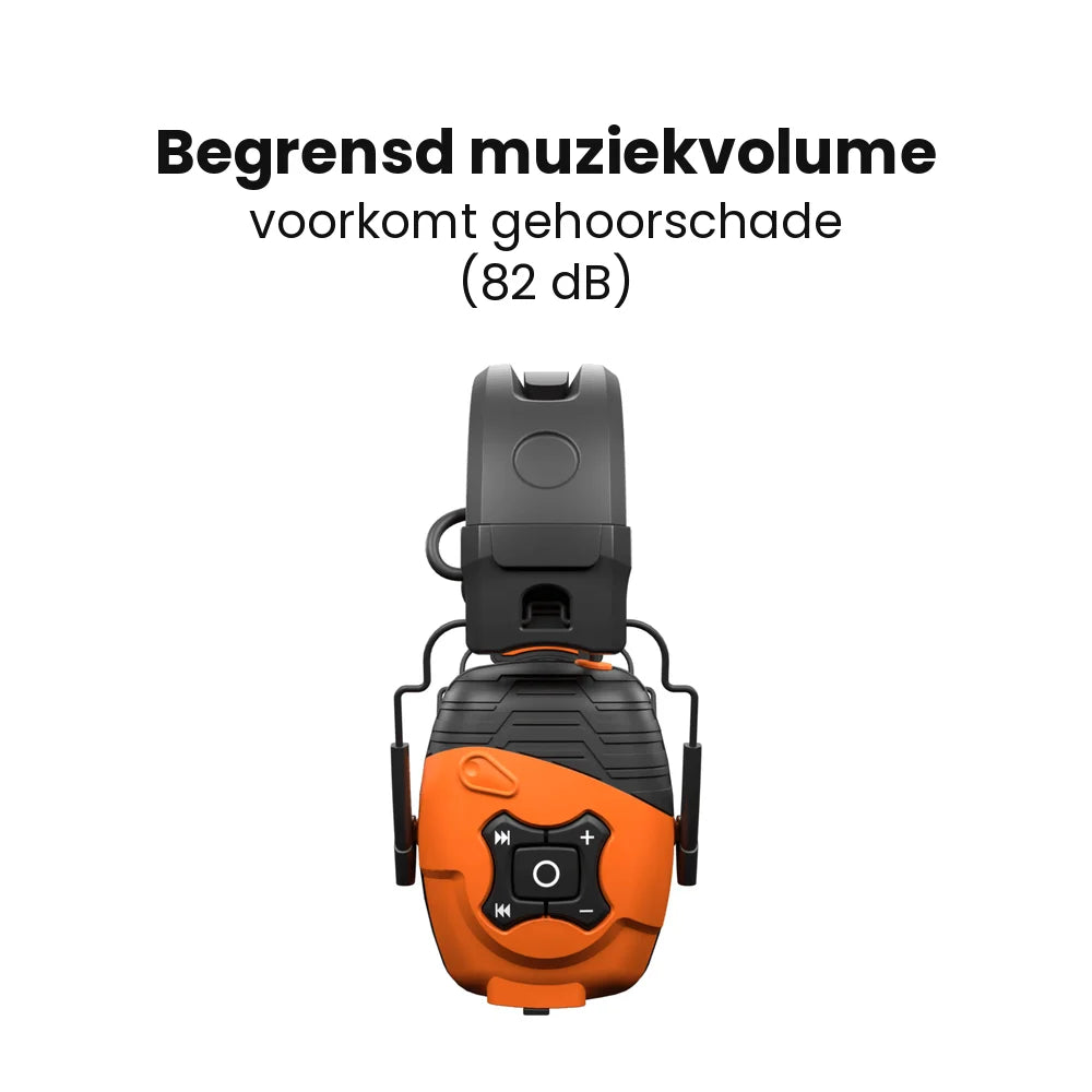 LINK 2.0 begrenst het muziekvolume op 82 dB