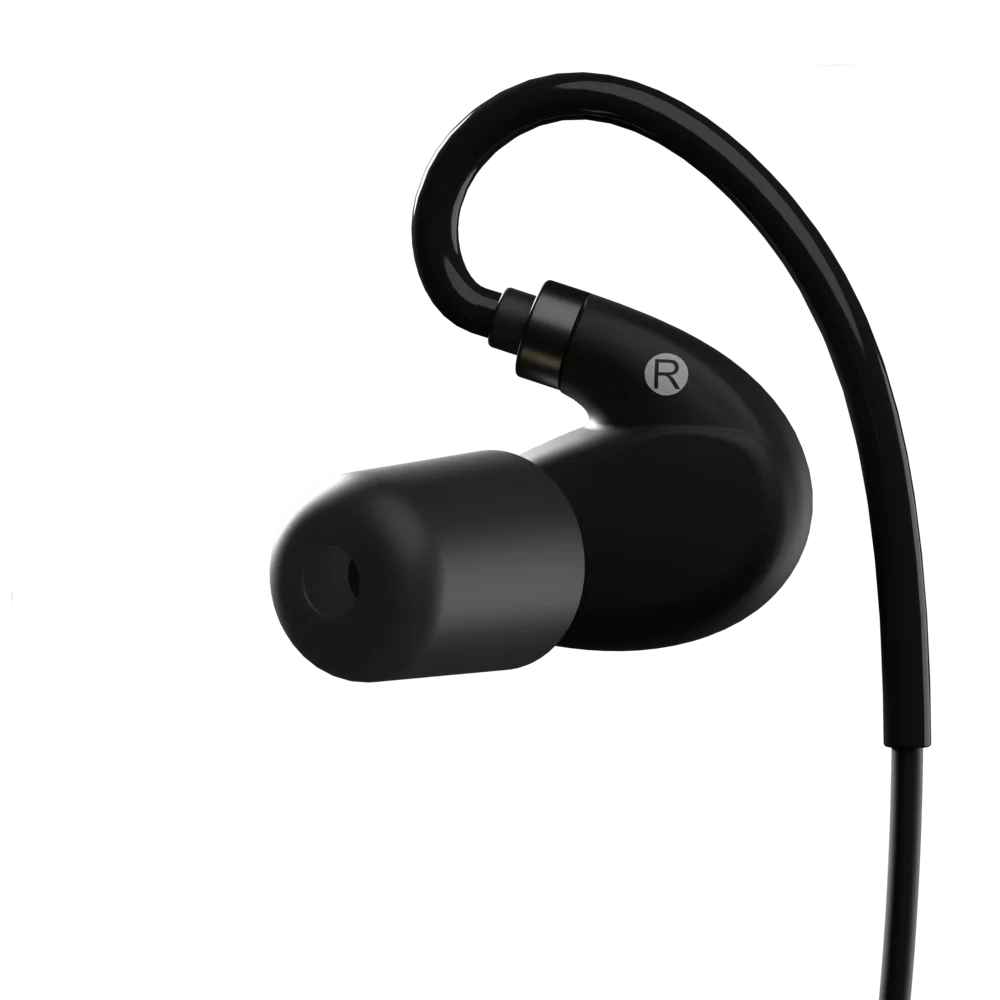 PRO 3.0 oordop met foam-eartip, zijkant