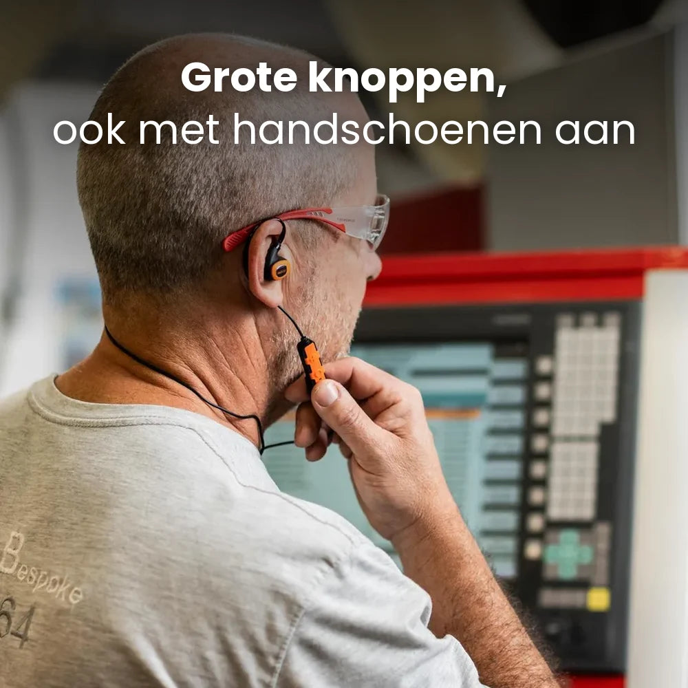 PRO 3.0 met grote knoppen, ook met handschoenen aan te bedienen