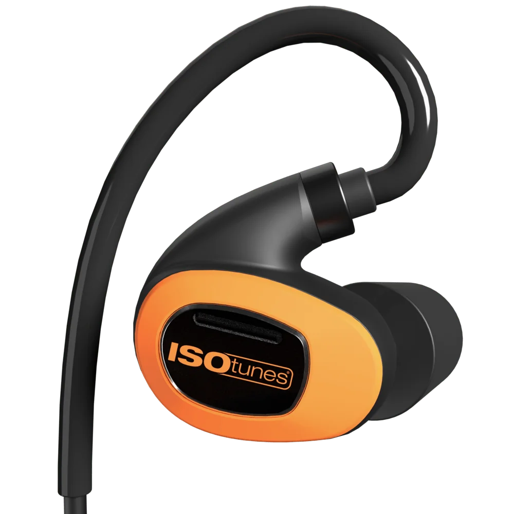 Oordop van de ISOtunes PRO 3.0 met oorhaak